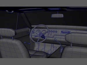 Dodge charger 500 hemi 1969 3D Model