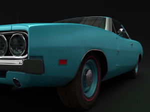Dodge charger 500 hemi 1969 3D Model
