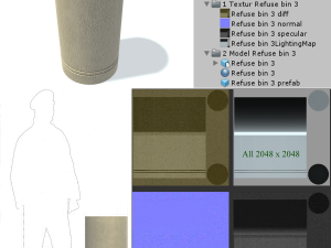 refuse bin 3 3D Model