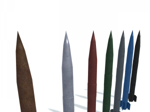 fictional missile 1 3D 모델