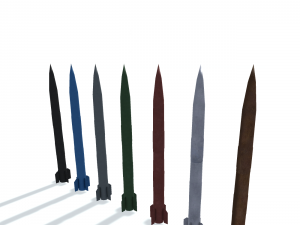 fictional missile 1 3D 모델