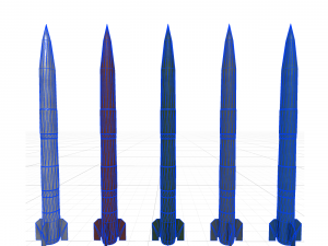 fictional missile 1 3D 모델