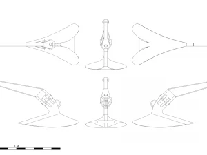 アンカーp図面 3Dモデル