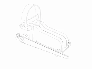 レホフスストッパーの図面 3Dモデル