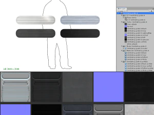 Grelha de ventila&ccedil;&atilde;o a Modelo 3D