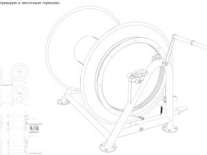 ホーサーリール F 図面 3Dモデル