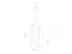 アンカー・マトロソウの図面 3Dモデル