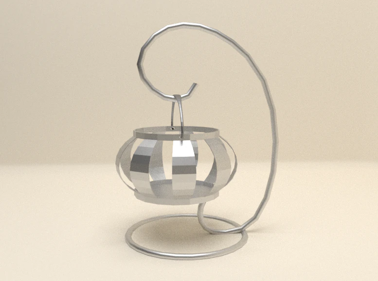 candle holder 3D Model .c4d .max .obj .3ds .fbx .stl .blend