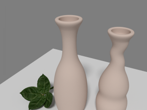 27 simple vases 3D Model