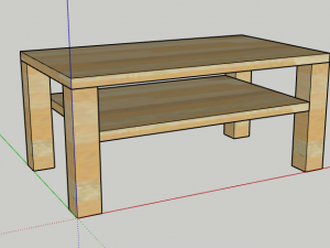 coffee table 3D 模型