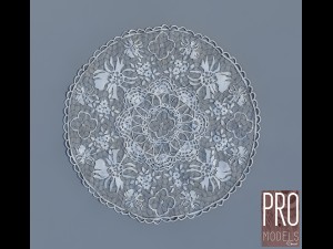 tablecloth round 3D Модель