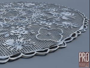 tablecloth round 3D Модель