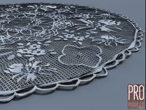 tablecloth round 3D Модель