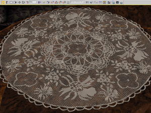 tablecloth round 3D Модель