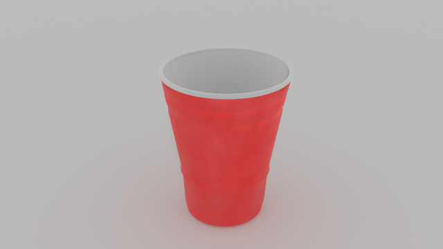 red solo cup 3D मॉडल .c4d .max .obj .3ds .fbx .stl .blend 