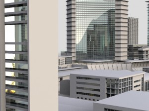 city building kitbash collection 3D Model