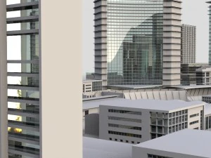 city building kitbash collection 3D Model