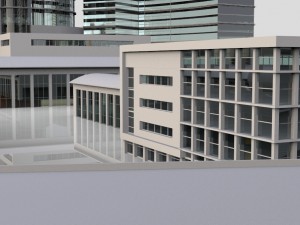 city building kitbash collection 3D Model