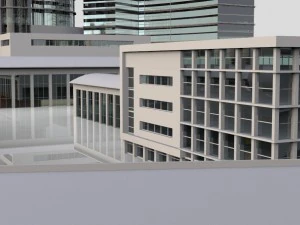 city building kitbash collection 3D Model