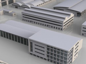 city building kitbash collection 3D Model