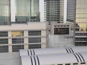 city building kitbash collection 3D Model