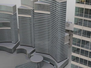 city building kitbash collection 3D Model