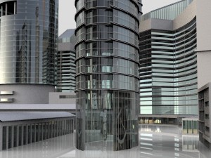city building kitbash collection 3D Model