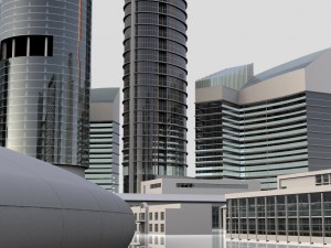 city building kitbash collection 3D Model