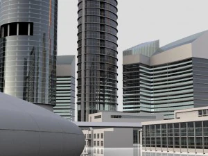city building kitbash collection 3D Model