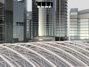 city building kitbash collection 3D Model