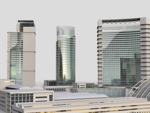 city building kitbash collection 3D Model