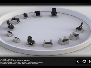 jedi council 3D 모델