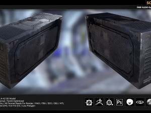 sci-fi box 3D Model