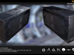 sci-fi box 3D Model