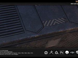 sci-fi box 3D Model