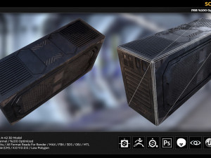 sci-fi box 3D Model