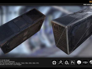 sci-fi box 3D Model