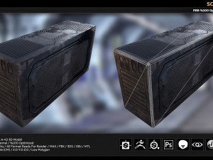 sci-fi box 3D Model