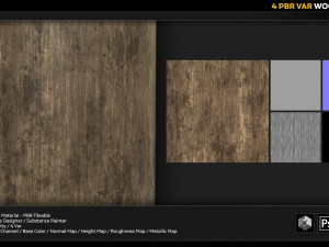 4 pbr wood material Texturas CG