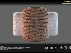 high realistic brick pbr CG Dokuları