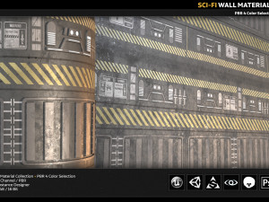 sci-fi wall material CG Textures