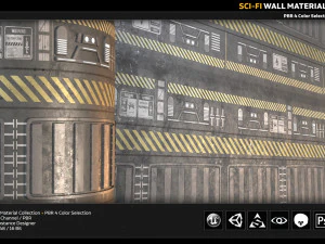 sci-fi wall material CG Textures