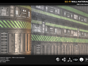 sci-fi wall material CG Textures