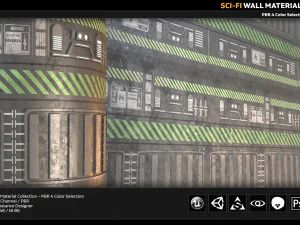 sci-fi wall material CG Textures
