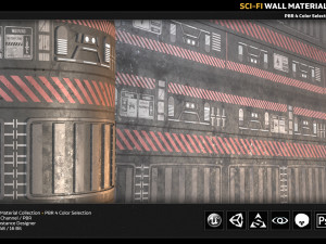 sci-fi wall material CG Textures