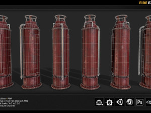fire extinguisher 3D 模型