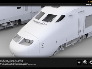 f train kitbash 3D-Modell