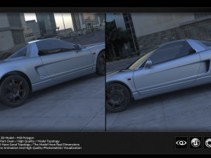 honda nsx Modelo 3D