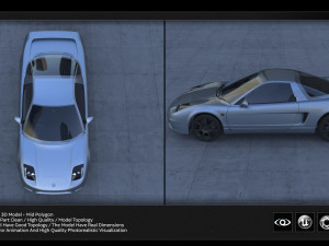 honda nsx Modelo 3D