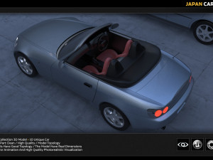 japan car collection 3D Model
